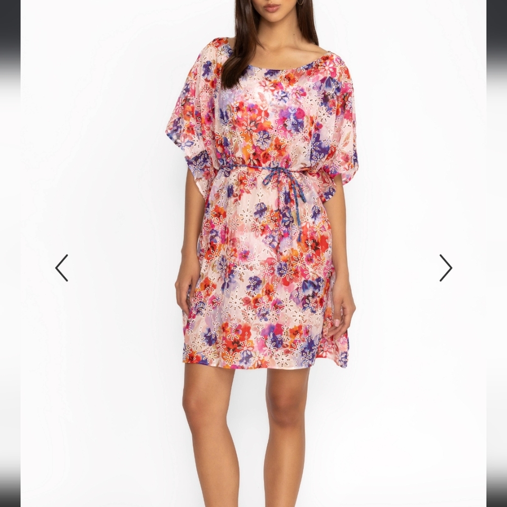 Johnny Was Eyelet Summer Dress sz SML - Picture 5 of 15